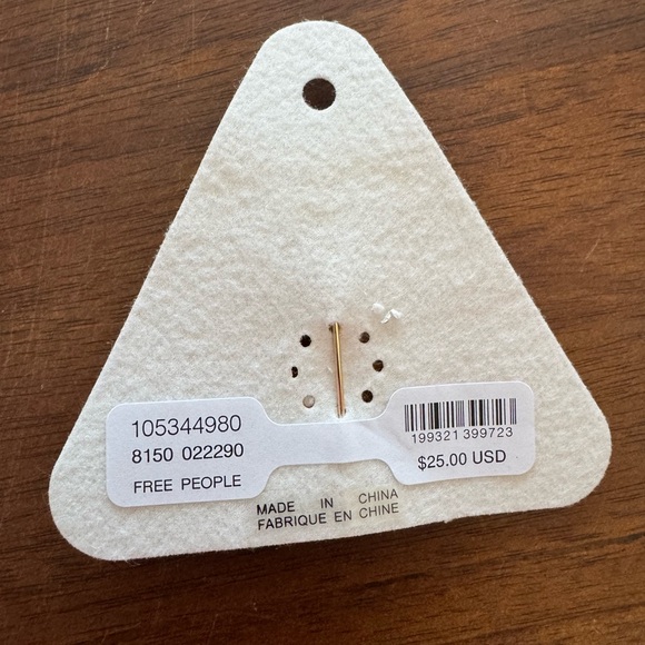 Free People Sepia Glow Bunny Brooch $25 Retail NWT - Picture 5 of 5